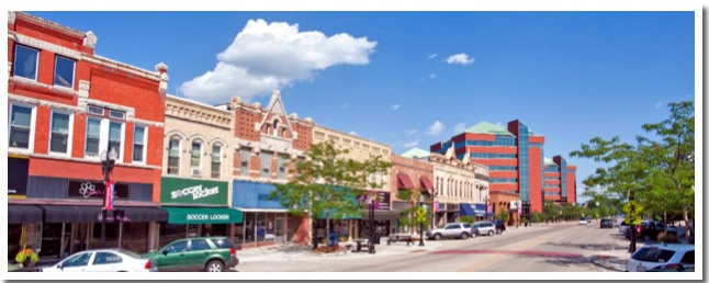 Postcard of Downtown Neenah