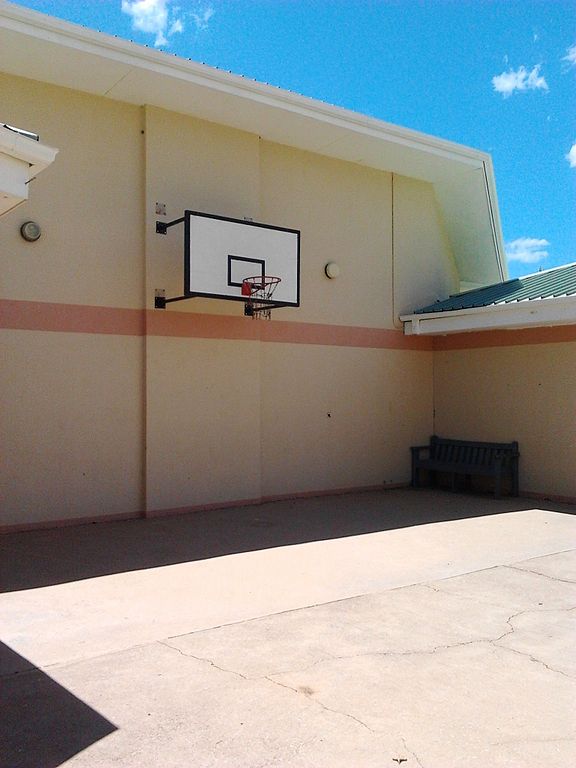 Outdoor half court