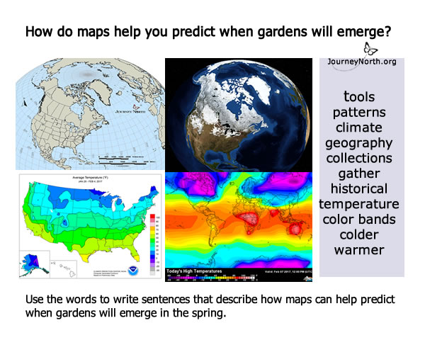 Photo of maps that help predict seasonal change