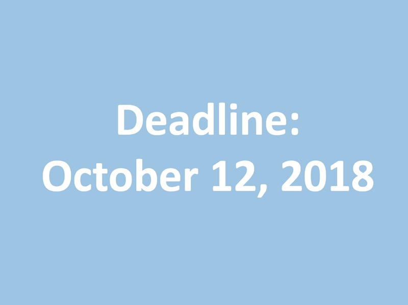 Symbolic Migration Deadline: Oct. 12, 2018