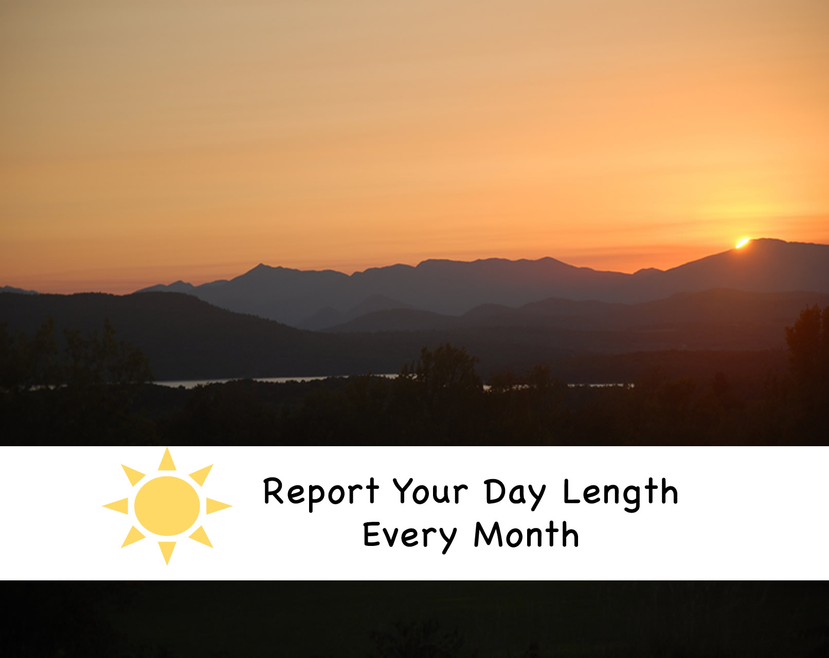 Report Your Daylight