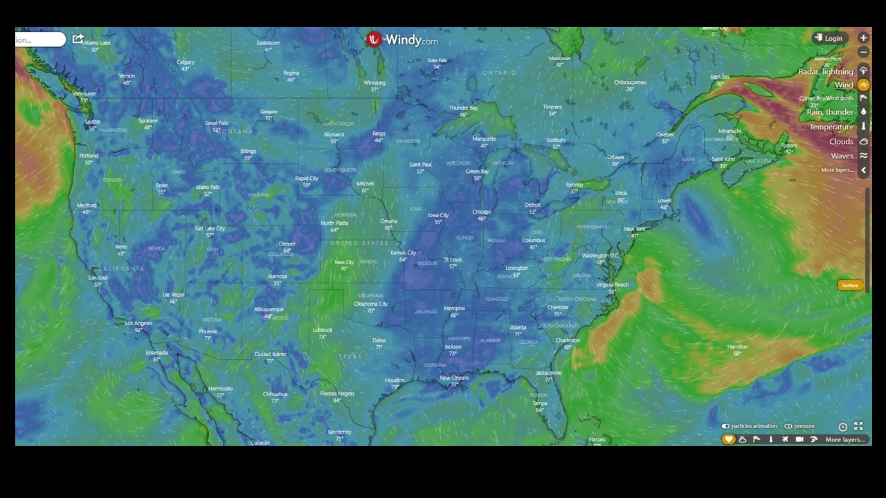 Windy Weather Map