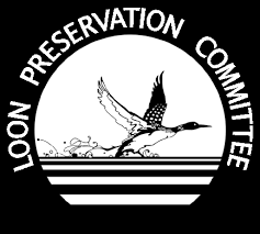 LPC logo of loon taking off from water
