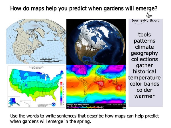 Photo of maps that help predict seasonal change