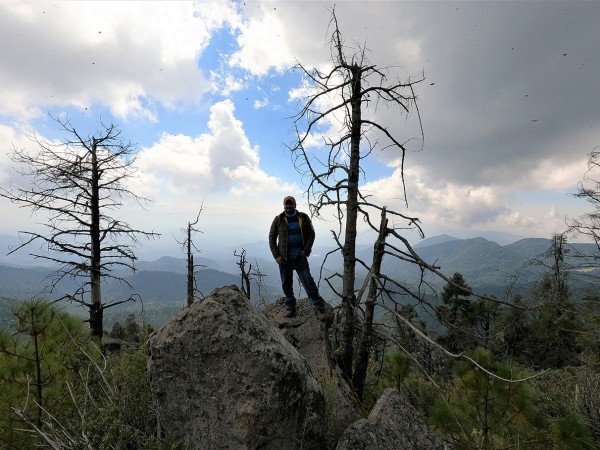 Guardian Joaquin Moreno on the El Asoleadero Ridge