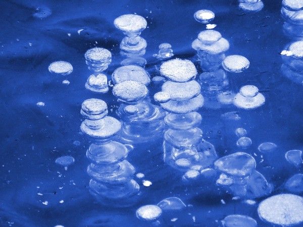 Bubbles in Ice.