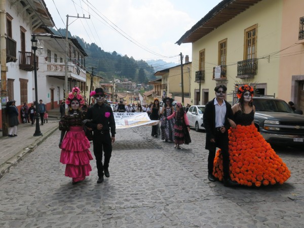Festivities in Angangueo